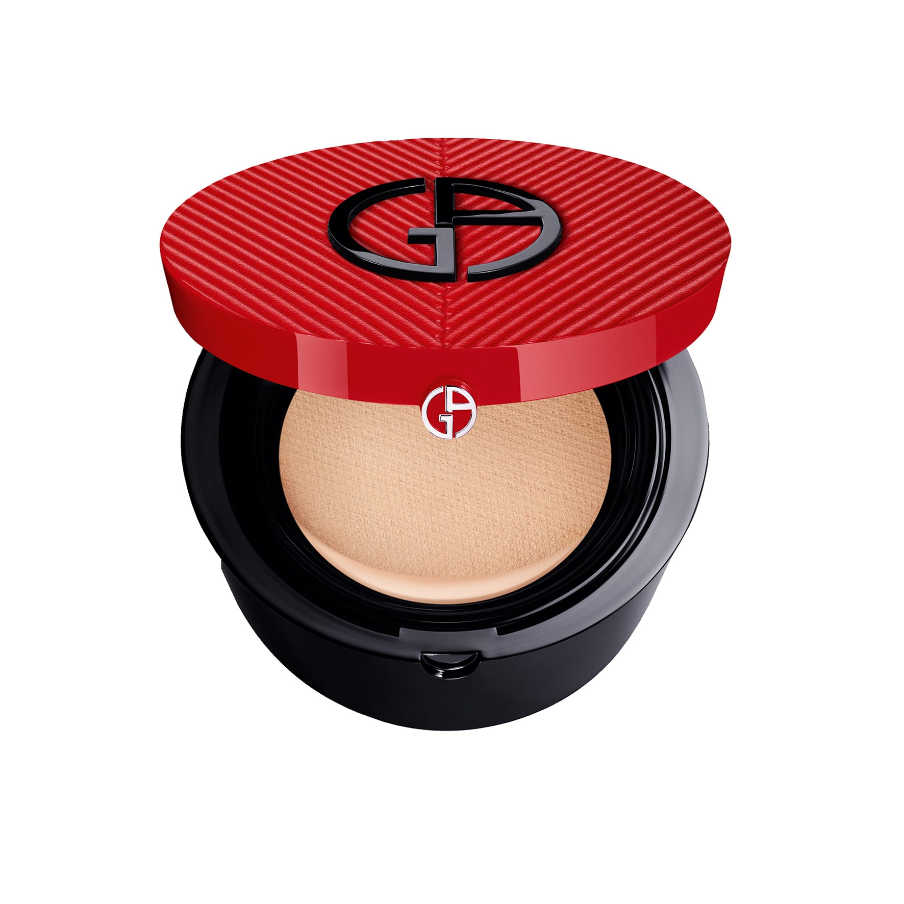 GIORGIO ARMANI RED CUSHION PLISSE CASE  קייס למייק אפ ראד קאשון פליסה