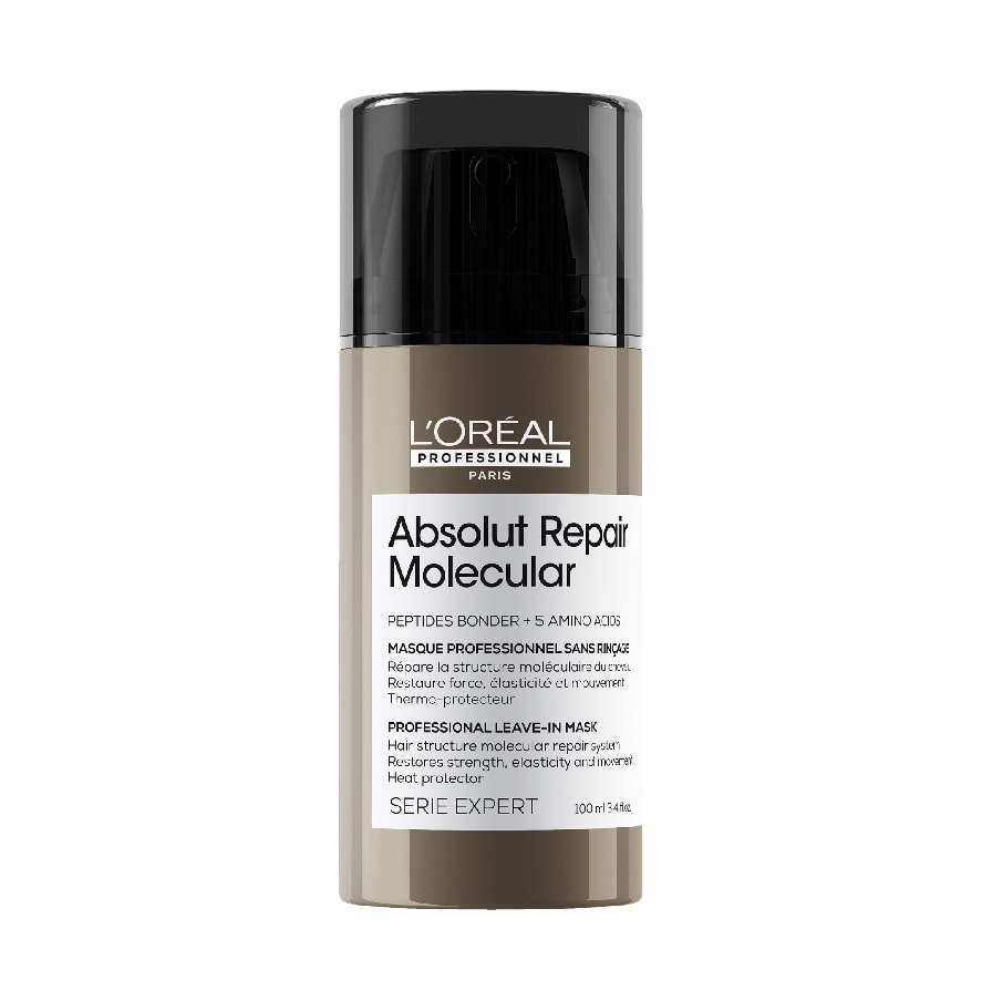 L'OREAL PROFESSIONNEL ABSOLUT REPAIR MOLECULAR מסכה מקצועית ללא שטיפה