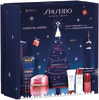 SHISEIDO ESSENTIAL ENERGY סט קרם לחות + קצף ניקוי + מי ריכוך + סרום מרוכז