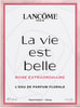 LANCOME LA VIE BELLE ROSE EX. ORD א.ד.פ לאשה