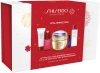 SHISEIDO VITAL PERFECTION סט קרם לחות + סרום + קצף ניקוי + מי ריכוך + א.ד.פ