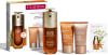 CLARINS DOUBLE SERUM & EXTRA FIRMING  מארז סרום + קרם יום + קרם לילה + דוגמית סרום עיניים