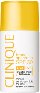 CLINIQUE MINERAL SUNSCREEN תכשיר הגנה לפנים בעל SPF50