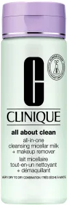 CLINIQUE ALL ABOUT CLEAN חלב פנים עדין לניקוי ולהסרת איפור לעור יבש עד מעורב