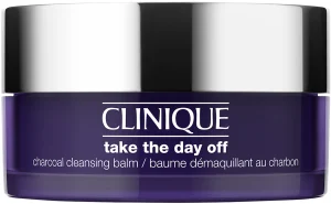 CLINIQUE TAKE THE DAY OFF מסיר איפור באלם פחם לפנים ולעיניים לעור יבש-מעורב עד שמן