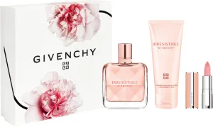 GIVENCHY IRRESISTIBLE סט א.ד.פ + תחליב גוף + שפתון לאשה