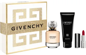 GIVENCHY L'INTERDIT סט א.ד.פ + תחליב גוף + שפתון לאשה