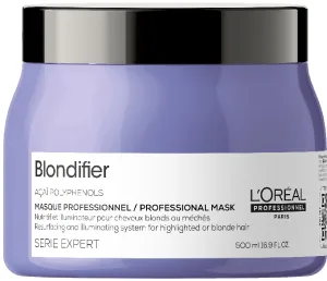 L'OREAL PROFESSIONNEL BLONDIFIER מסכה משקמת לשיער המעניקה הארה לכל גווני בלונד