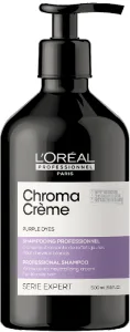 L'OREAL PROFESSIONNEL CHROMA CREME שמפו מקצועי לנטרול טונים צהובים לשיער בלונדינים