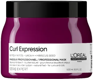 L'OREAL PROFESSIONNEL CURL EXPRESSION מסכה מקצועית עשירה ללחות אינטנסיבית לשיער מתולתל