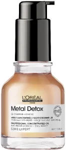 L'OREAL PROFESSIONNEL METAL DETOX שמן מסייע בנטרול מתכות בסיב השיערה לאחר כל צביעה מקצועית בליאג' או הבהרה