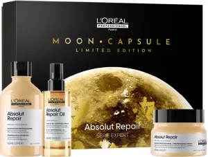 L'OREAL PROFESSIONNEL ABSOLUT REPAIR סט שמפו לשיער יבש עד יבש מאוד + מסכת מחדשת + שמן רב תכליתי