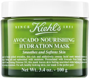KIEHL'S HYDRATION מסכת אבוקדו להזנת עור הפנים בלחות לכל סוגי העור