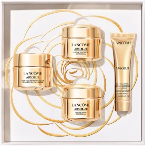 LANCOME ABSOLUE סט קרם עיניים + קרם יום + קרם יום + קצף ניקוי