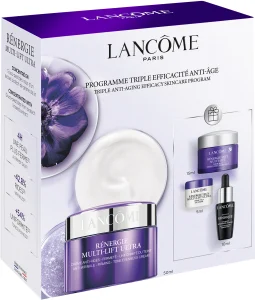 LANCOME RENERGIE MULTI LIFT ULTRA  מארז קרם יום + קרם לילה + קרם עיניים + סרום