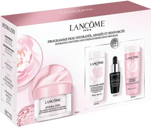 LANCOME HYDRA ZEN סט קרם לחות + חלב ניקוי + מי פנים + סרום