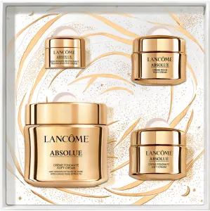 LANCOME ABSOLUE SOFT סט קרם במרקם קליל + קרם במרקם קליל + קרם אבסולו ריץ + קרם עיניים