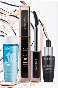 LANCOME LASH IDOLE סט מסקרה + מסיר איפור + סרום