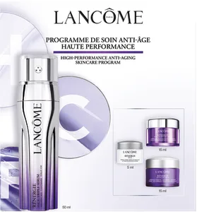 LANCOME RENERGIE H.C.F סט סרום + קרם יום + קרם עיניים