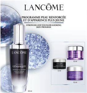LANCOME GENIFIQUE מארז סרום + קרם לילה + קרם יום + קרם עיניים