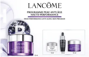 LANCOME RENERGIE קרם לחות + קרם לילה + קרם עיניים + סרום