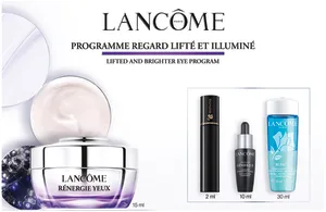 LANCOME RENERGIE MULTI LIFT סט קרם עיניים + סרום + מסיר איפור + מסקרה