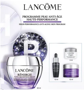 LANCOME RENERGIE H.P.N. 300 PEPTIDE  סט קרם פנים + סרום + קרם עיניים + קרם לילה
