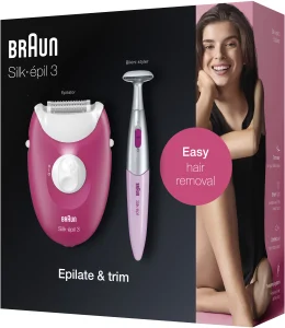 BRAUN סילק אפיל 3 מסיר שיער  דגם 3420