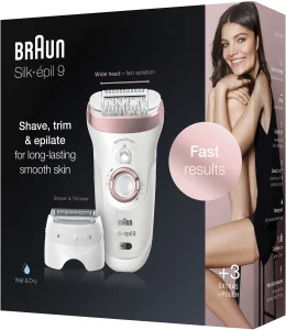 BRAUN סילק אפיל 9 מסיר שיער  דגם 9720