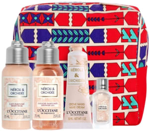 L'OCCITANE NEROLI קיט חלב סחלב + קרם ידיים + א.ד.ט + ג'ל מקלחת