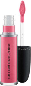 MAC RETRO MATTE שפתון נוזלי מאט-מטאלי METALLIC ROSE