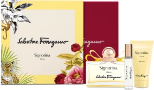 FERRAGAMO SIGNORINA LIBERA סט א.ד.פ + א.ד.פ + תחליב גוף לאשה