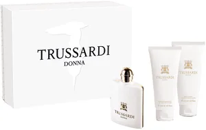TRUSSARDI DONNA סט א.ד.פ + תחליב גוף + ג'ל רחצה
