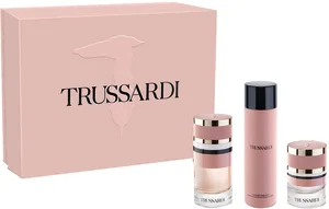 TRUSSARDI FEMININE סט א.ד.פ + תחליב גוף + ספריי לשיער לאשה