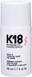 K18 LEAVE-IN MOLECULAR REPAIR מסכה ללא שטיפה לתיקון ושיקום מולקולרי של השיער