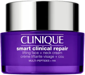 CLINIQUE SMART קרם לחות אנטי-אייג'ינג למיצוק והרמה של עור הפנים והצוואר