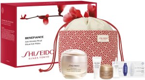 SHISEIDO BENEFIANCE סט קרם יום + סרום + קרם לילה + קרם עיניים + סרום + סרום
