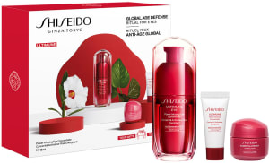 SHISEIDO ULTIMUNE סט סרום לעיניים + סרום + קרם לחות