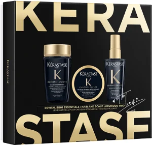 KERASTASE CHRONOLOGISTE סט שמפו + מסכה + שמן בושם