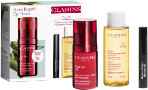 CLARINS TOTAL EYE LIFT סט קרם עיניים + מסקרה + שמן ניקוי לפנים