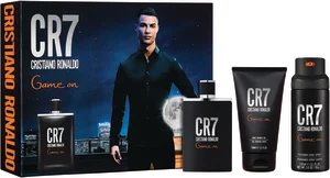 CRISTIANO RONALDO CR7 GAME ON סט א.ד.ט + ג'ל רחצה + ספריי גוף לגבר