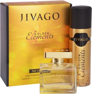 JIVAGO גולדן אלמנטס סט א.ד.פ + דאודורנט אנטיפרספירנט לאשה