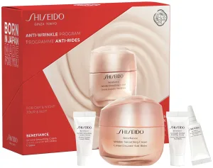SHISEIDO BENEFIANCE סט קרם יום + סרום + קרם לילה + קרם עיניים