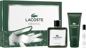 LACOSTE סט א.ד.פ + ג'ל רחצה + א.ד.פ לגבר