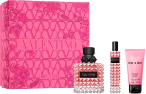 VALENTINO BORN IN ROMA DONNA סט א.ד.פ + א.ד.פ + תחליב גוף לאשה