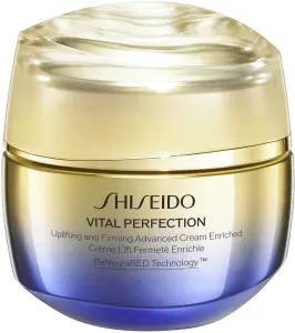 SHISEIDO VITAL PERFECTION ADVANCED קרם לחות אנטי אייג'ינג מועשר למתיחה מיצוק והארת העור