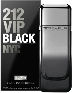CAROLINA HERRERA 212 VIP BLACK ELIXIR א.ד.פ לגבר