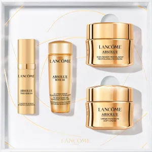 LANCOME ABSOLUE סט קרם עיניים + קרם יום + מי פנים + סרום פנים