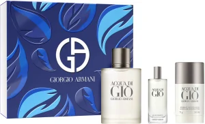 GIORGIO ARMANI ACQUA DI GIO סט א.ד.ט + א.ד.ט +  דאודורנט סטיק לגבר
