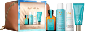 MOROCCANOIL סט נסיעות המכיל : שמפו + מרכך + שמן טיפולי + קרם ידיים